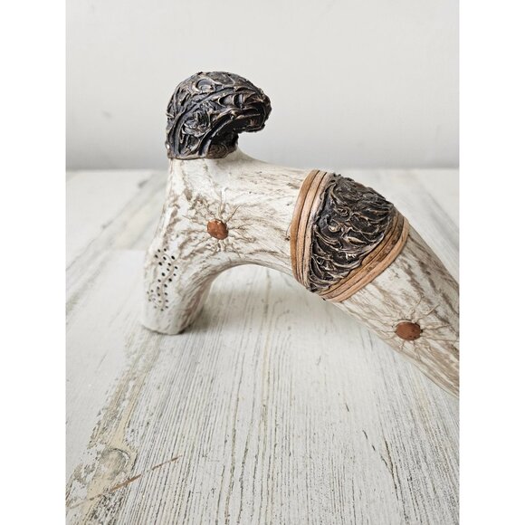 Serrv wooden cat Indonesia statue figurine unique calico decor - Picture 3 of 11